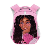 African girl backpack