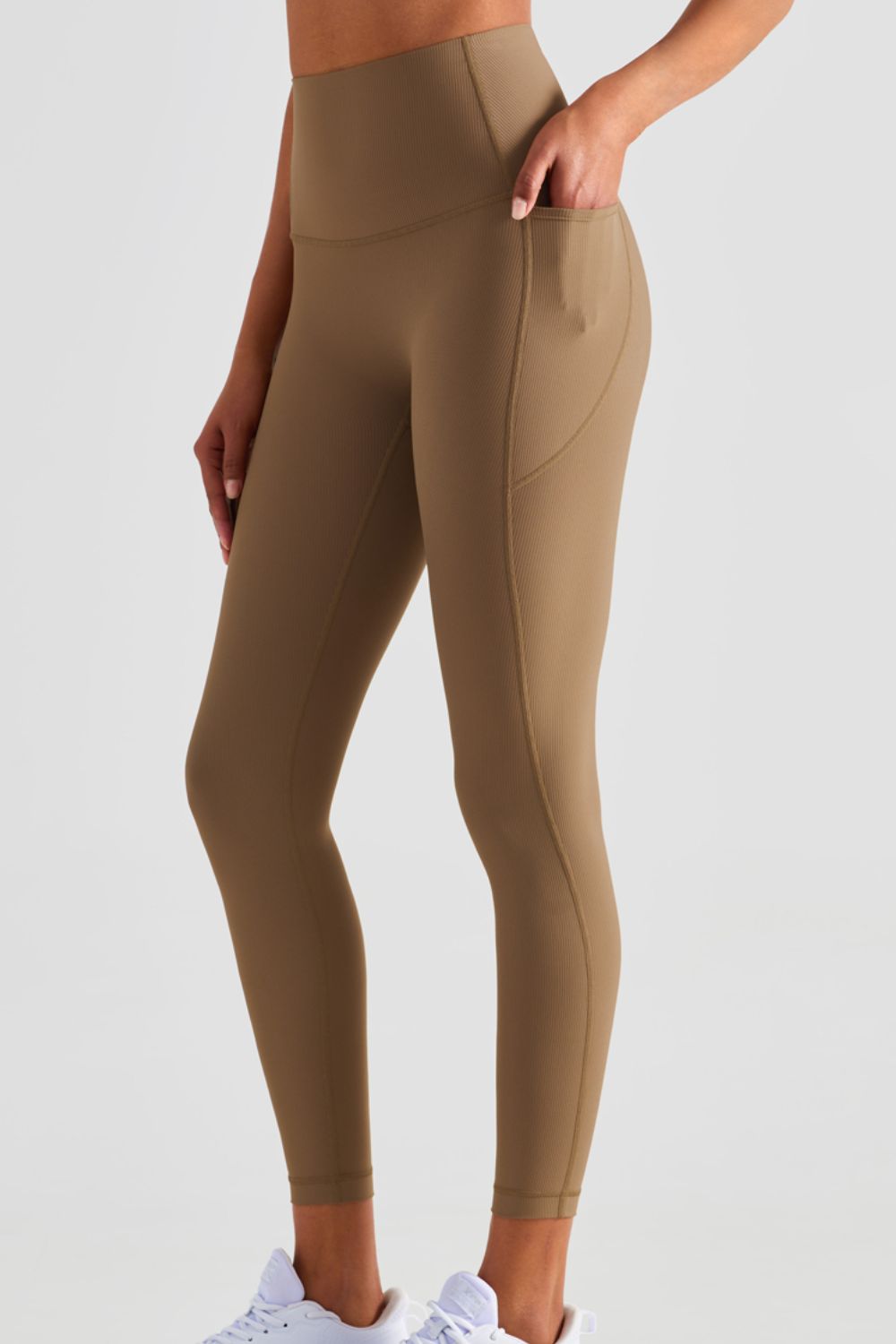 White Soft and Breathable High-Waisted Yoga Leggings