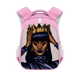 African girl backpack