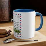 Accent Mug, 11oz Customizable for Mom, Daughter, Son, Bonus Daughter, Aunt, Dad, Brother, Sister, Friend, or anyone.