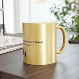 Beautiful Gift - Metallic Mug (Silver\Gold)for Mom - Mothers Day, Birthday, A special Day for Mom - Bonus Mom-New Mom