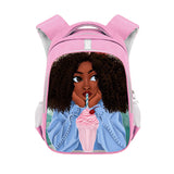 African girl backpack