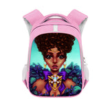 African girl backpack