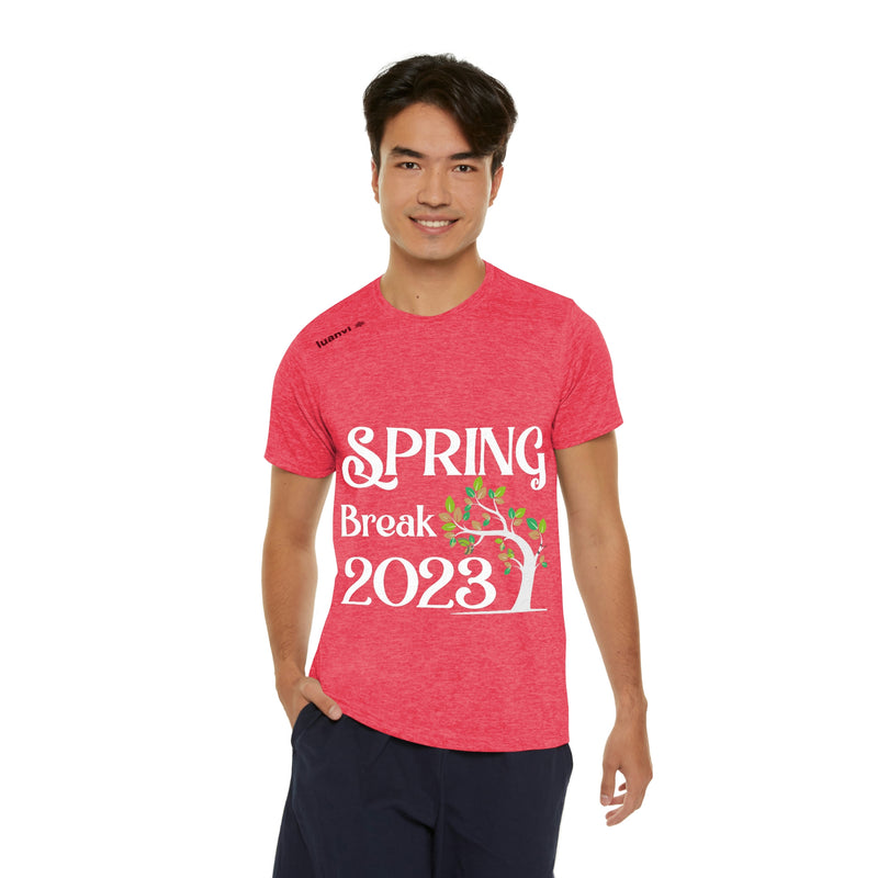 SPRING BREAK - 2023 - Men's Sports T-shirt - Moisture - Wicking Polyester-Made and Ships from the United States