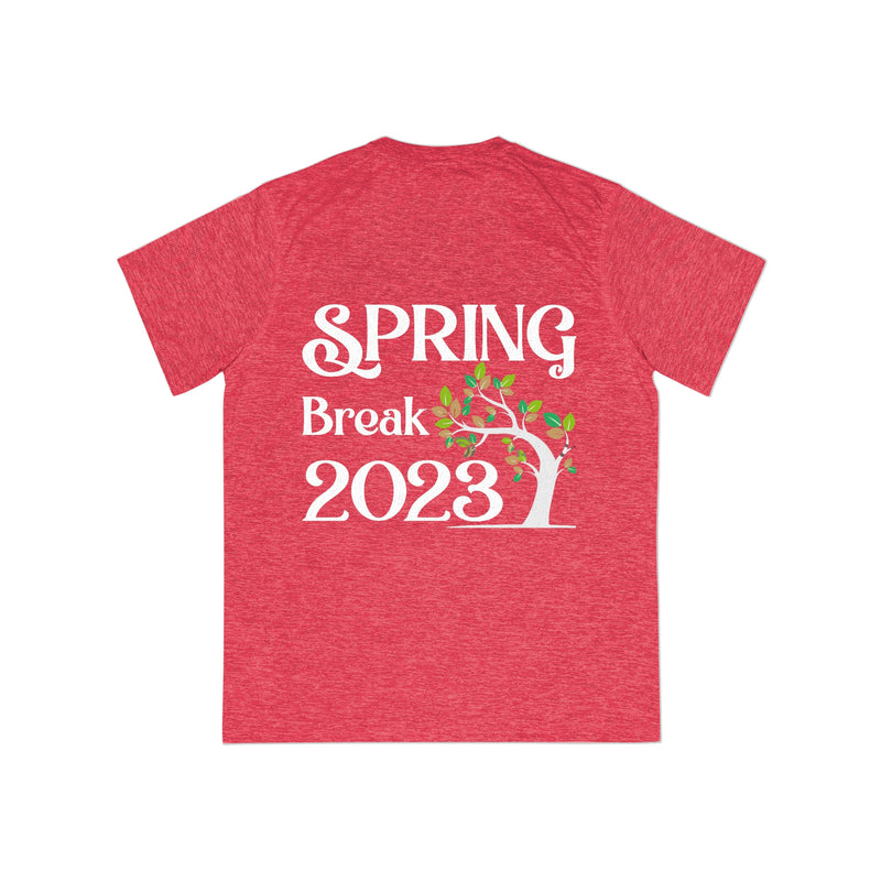 SPRING BREAK - 2023 - Men's Sports T-shirt - Moisture - Wicking Polyester-Made and Ships from the United States