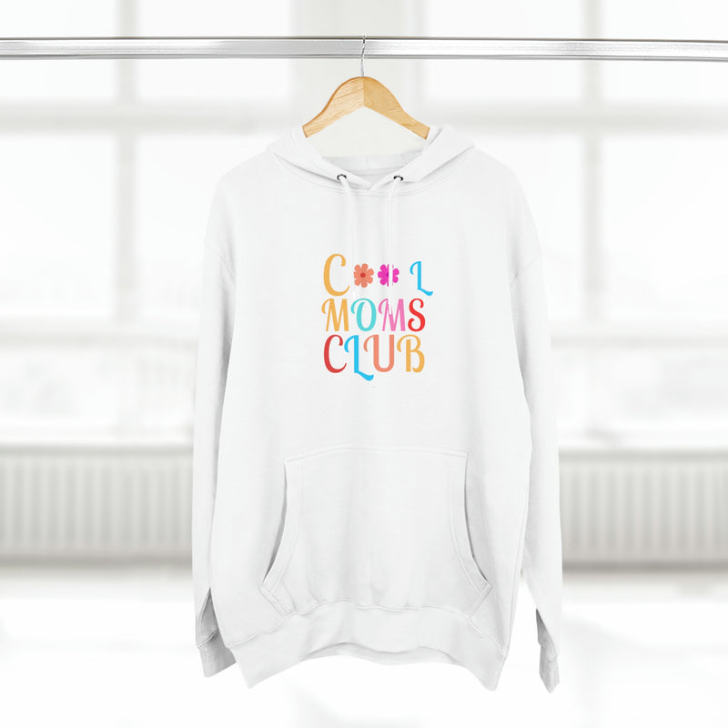 White Unisex Premium Pullover Hoodie - COOL MOMS CLUB