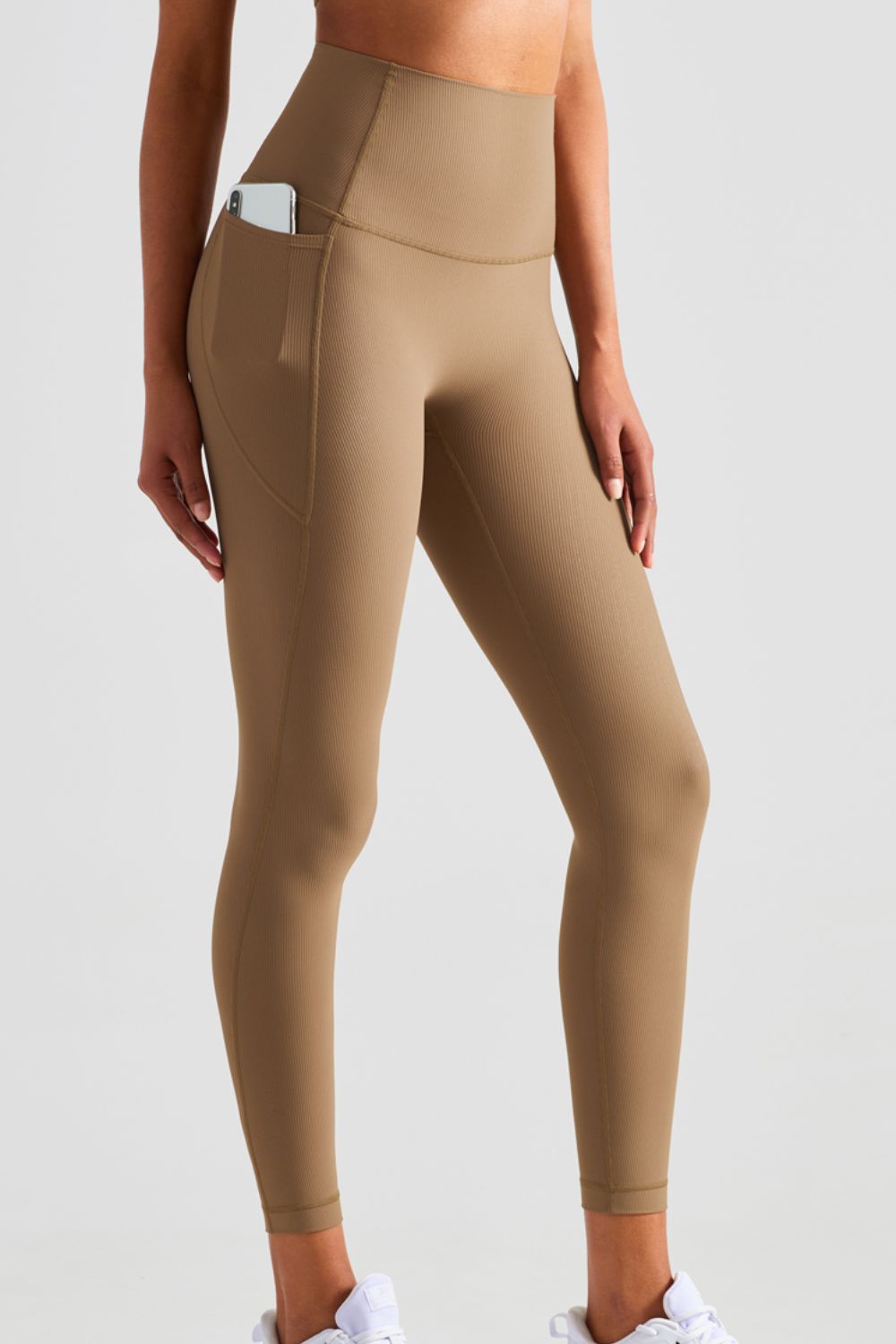 White Soft and Breathable High-Waisted Yoga Leggings