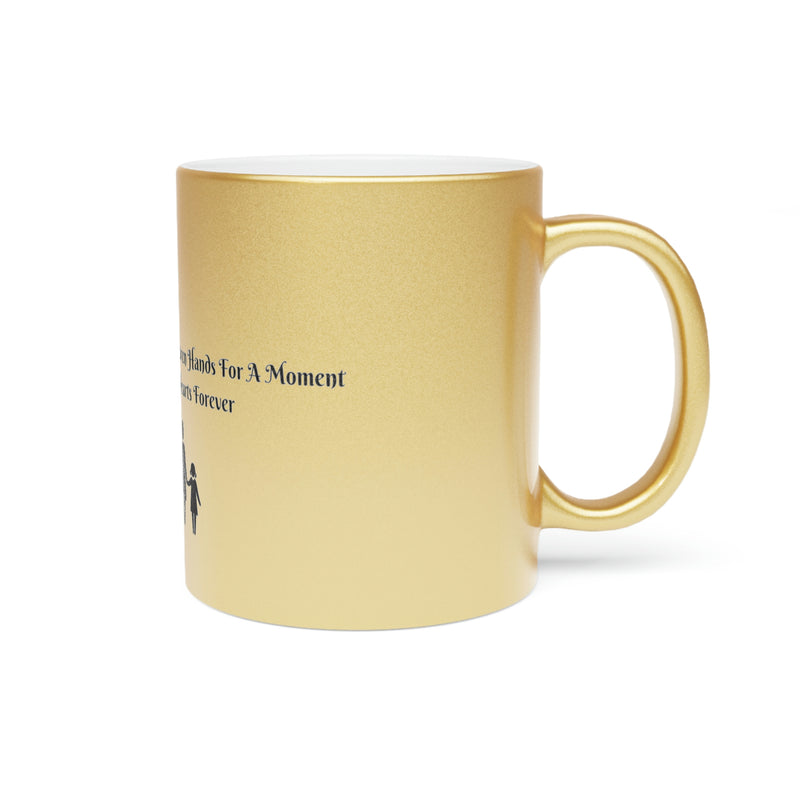 Beautiful Gift - Metallic Mug (Silver\Gold)for Mom - Mothers Day, Birthday, A special Day for Mom - Bonus Mom-New Mom