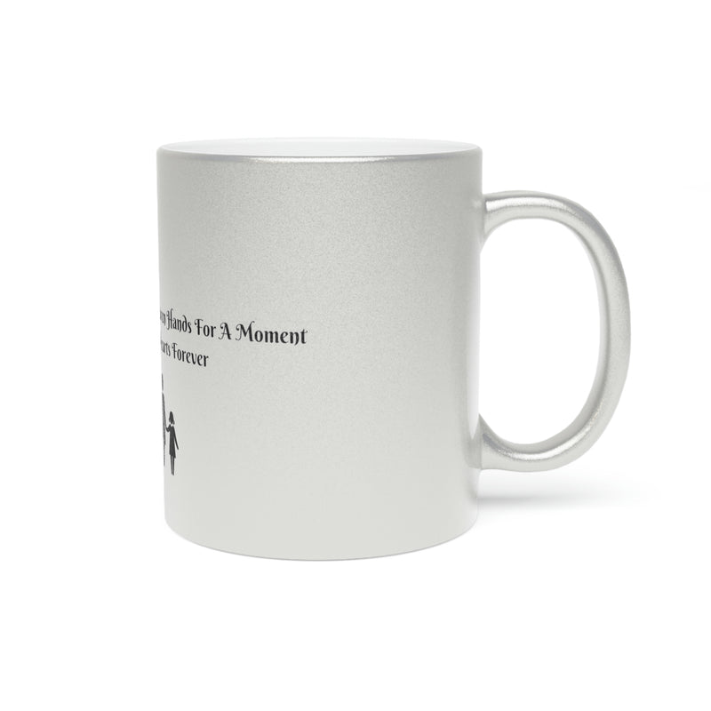 Beautiful Gift - Metallic Mug (Silver\Gold)for Mom - Mothers Day, Birthday, A special Day for Mom - Bonus Mom-New Mom