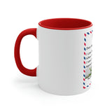 Accent Mug, 11oz Customizable for Mom, Daughter, Son, Bonus Daughter, Aunt, Dad, Brother, Sister, Friend, or anyone.