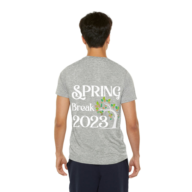 SPRING BREAK - 2023 - Men's Sports T-shirt - Moisture - Wicking Polyester-Made and Ships from the United States