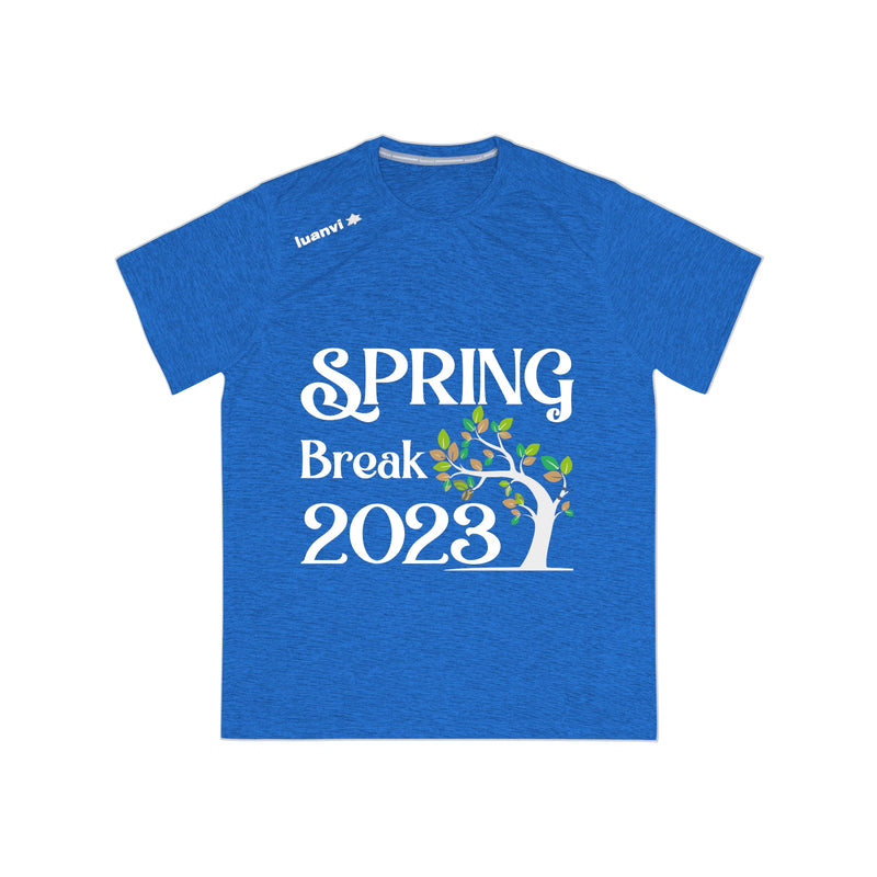 SPRING BREAK - 2023 - Men's Sports T-shirt - Moisture - Wicking Polyester-Made and Ships from the United States