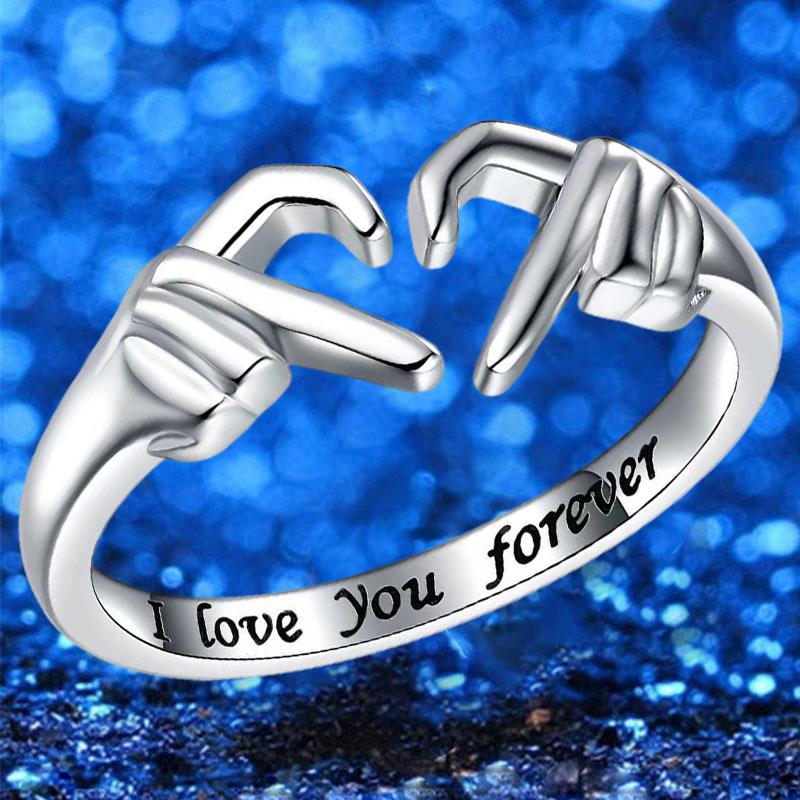 "I Love You Forever" Heart Ring - Mothers day