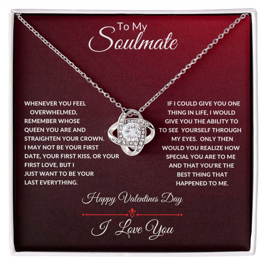 Soulmate Gift For Valentines Day Anniversary Birthday - I Love You.