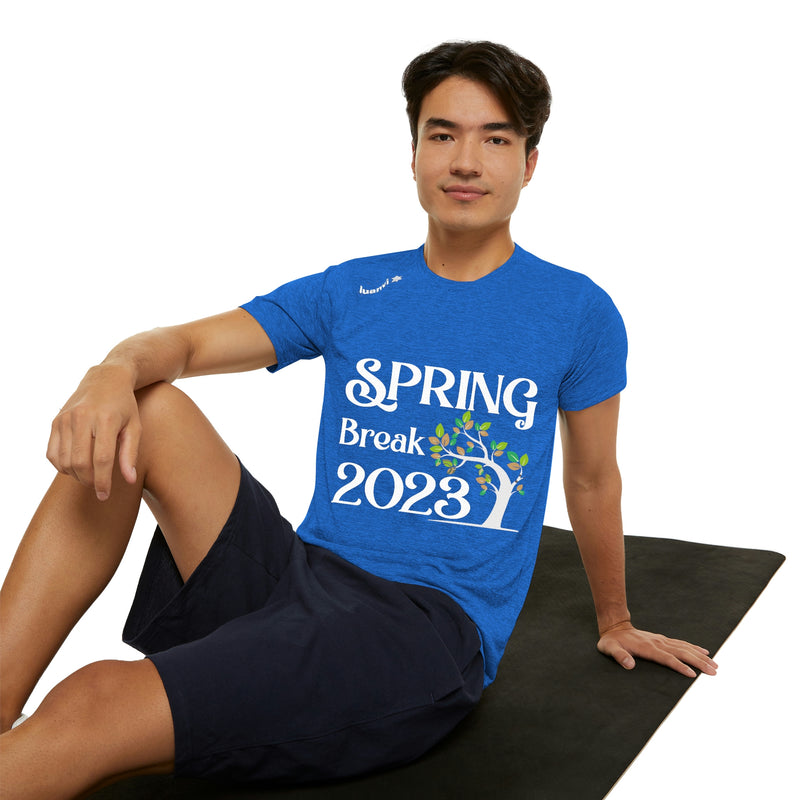 SPRING BREAK - 2023 - Men's Sports T-shirt - Moisture - Wicking Polyester-Made and Ships from the United States