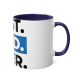 Two-Tone Coffee Mugs, 11oz