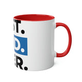 Two-Tone Coffee Mugs, 11oz