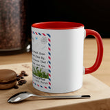 Accent Mug, 11oz Customizable for Mom, Daughter, Son, Bonus Daughter, Aunt, Dad, Brother, Sister, Friend, or anyone.