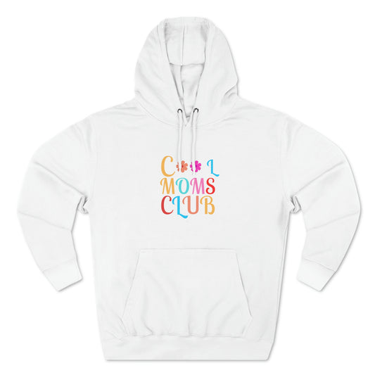 White Unisex Premium Pullover Hoodie - COOL MOMS CLUB