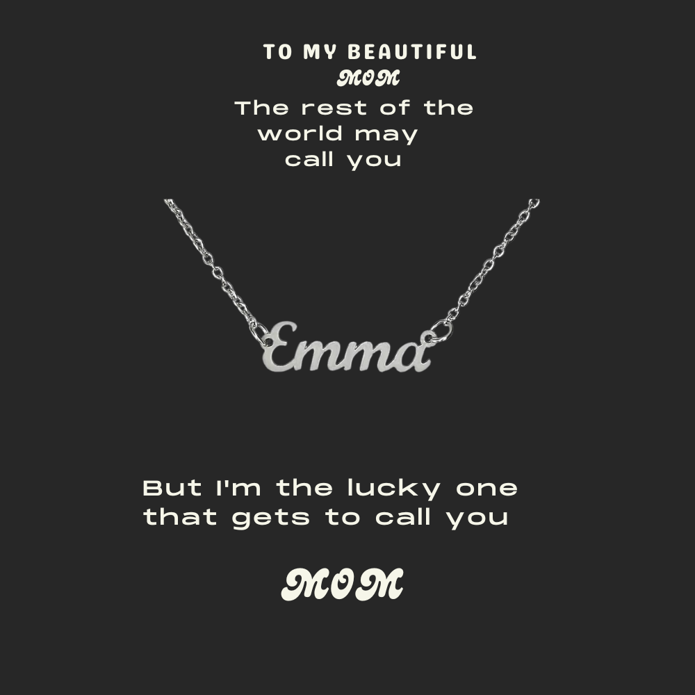 Customizable - Mom Necklace